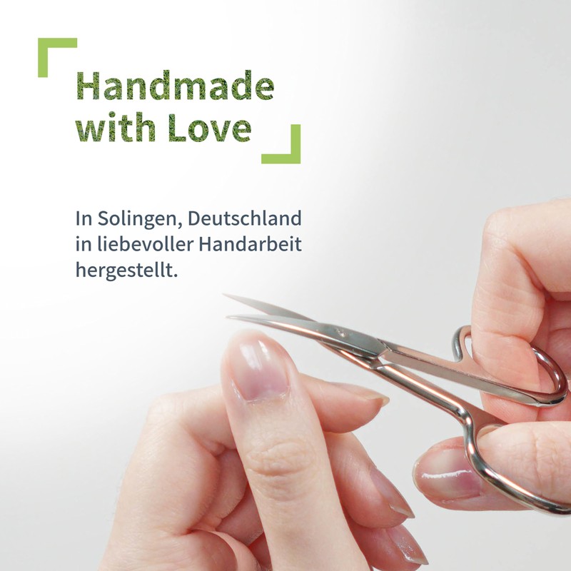 Niyok® Solingen Nail Scissors, Extra Sharp Nail Scissors, Professional Nail