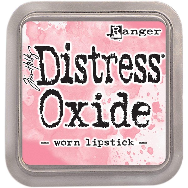 Ranger Tim Holtz Distress Oxide Pad-Worn Lipstick, Synthetic Material, Pink,