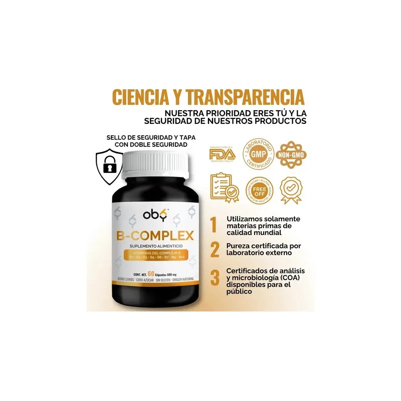 Oby Complex Vitaminas Pura Rellenos
