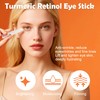 Turmeric Retinol Eye Stick,Lumibalm for Under Eyes Bags,Eye Balm Moisturizes