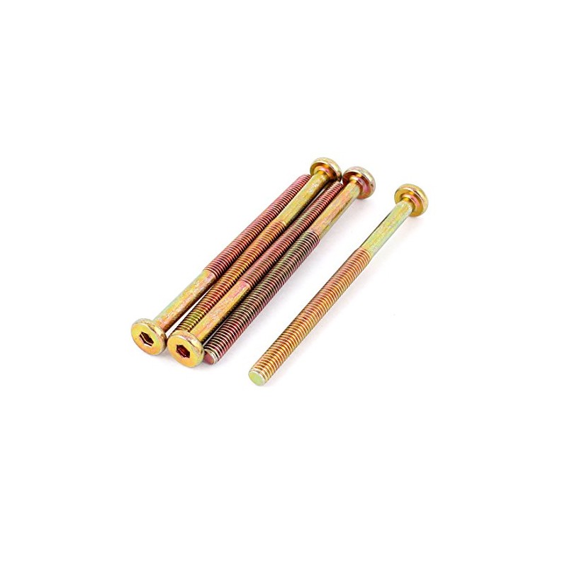 uxcell M6 x 85mm Threaded Hex Socket Head Cap Screws