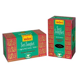 Cameron Highlands Premium Tea BOH Beautie Passion Fruit (1 Box, 20 Tea Packs, Passion Fruit)