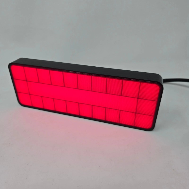 Mechanic Force Hitch Cover Red LED Brake Sequential Signal Reverse