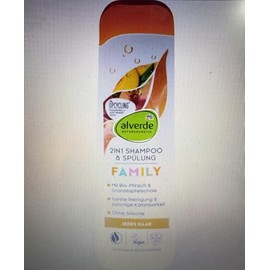 alverde NATURKOSMETIK Shampoo & Conditioner Family 2in1, 300 ml