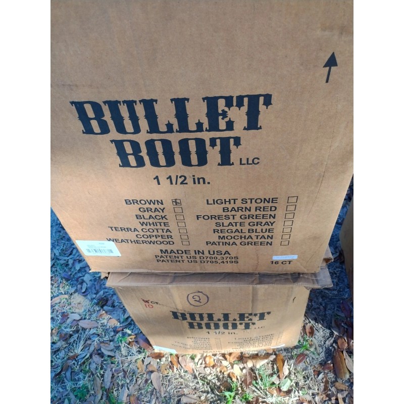 Bullet Boot Pipe Flashing 1.5" (1 Pack) Black Rubber (3")