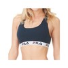 FILA Reggiseno Sportivo Donna in cotone, senza rinforzo, set di