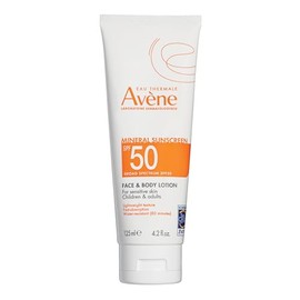 Eau Thermale Avène Mineral Sunscreen Broad Spectrum SPF 50 Face and Body Lotion 4.23 fl. Oz.