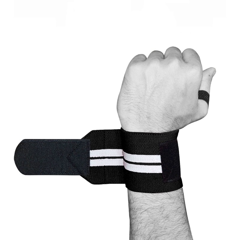 Weightlifting Wrist Wraps - Professional Grade with Thumb Loops -