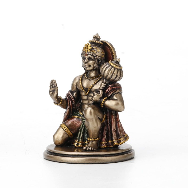 Veronese Design 3.25" Mini Hanuman Statue Hindu God of Strength
