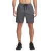 JustSun Men's Sports Shorts with Zip Quick Drying Lightweight Stretch