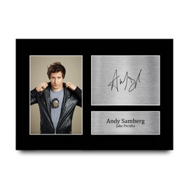 HWC Trading A4 Andy Samberg Brooklyn Nine-Nine Gifts Printed Signed Autograph Picture for TV Show Fans