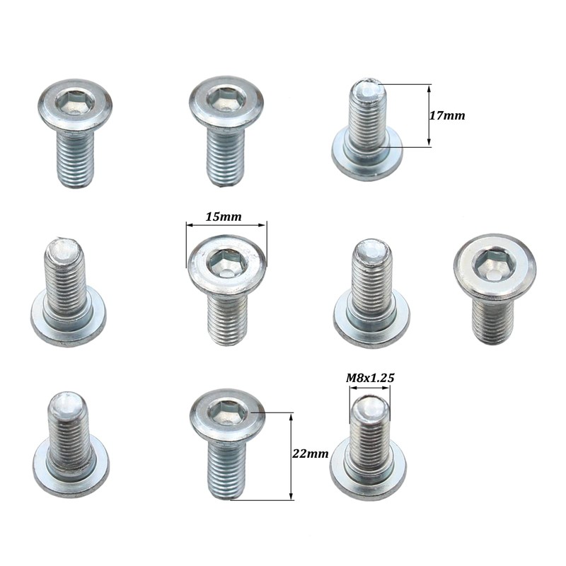 M8 Bolt Screw Sets for Disc Brake Rotor Pit Dirt