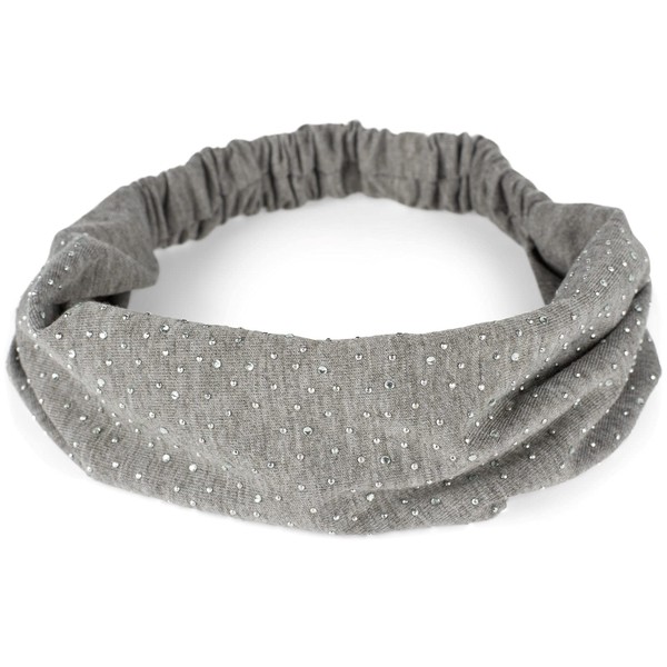 styleBREAKER 04026016 Women's Headband with Rhinestones and Elastic Band Colour: