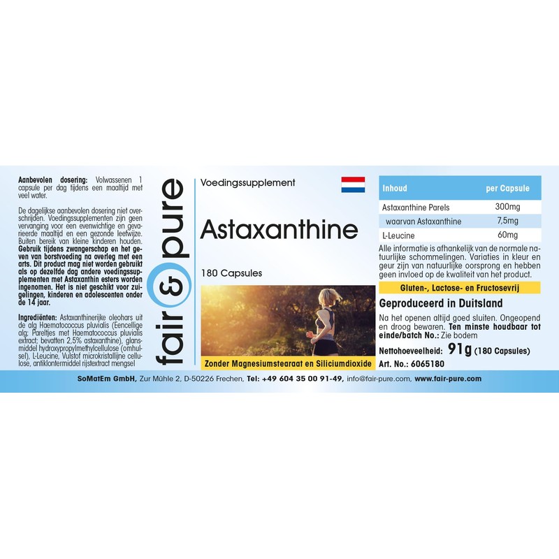 Fair & Pure® - Astaxanthin Capsules 7 mg - 180