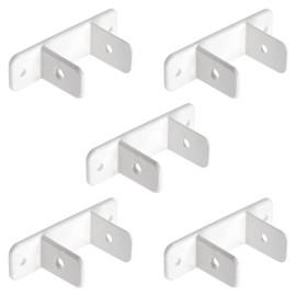 Plum Fittings 1 1/2" Sq Vinyl Pergola Clips | Pergola Joist Clips | Vinyl Arbor | White | (Pack of 5)