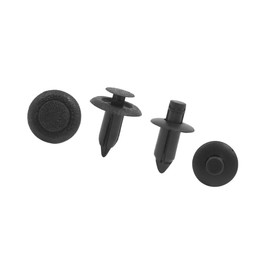 ACROPIX 20pcs Plastic Drive Rivet Flap Bumper Push Clip 6mm 7mm Hole for Suzuki Black