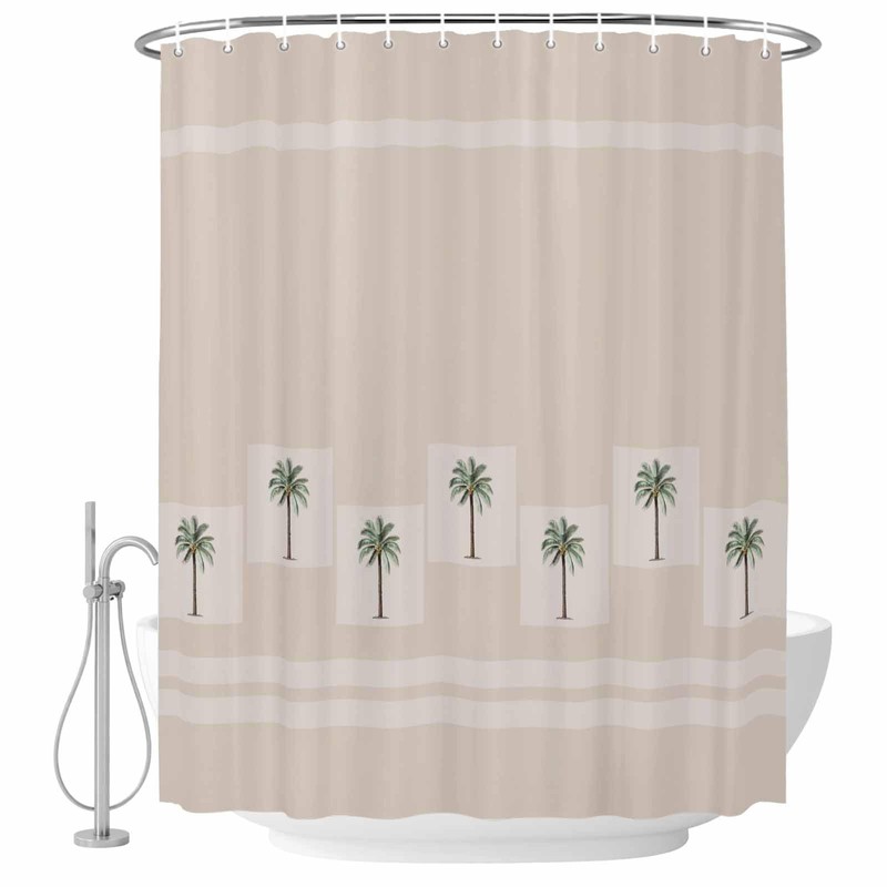 Stuidolane 72x78 Inch Shower Curtain Tropical Palm Trees Bathroom Decor,