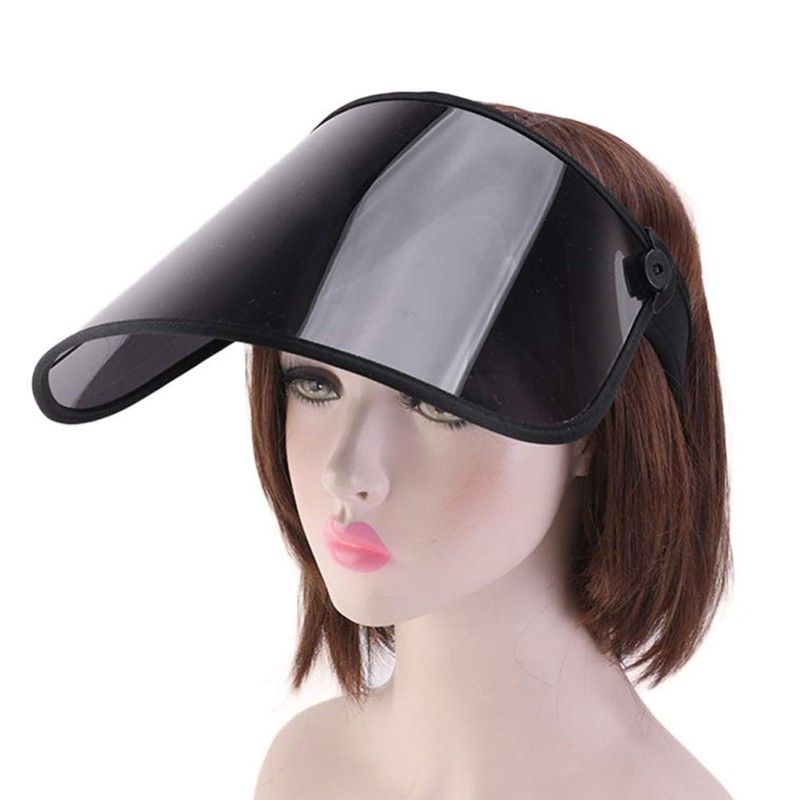 PRETYZOOM Transparent Visor Hat UV Protection Summer Sun hat Ultraviolet-proof