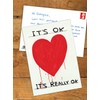 Funny Humorous 'David Shrigley It's OK' Novelty Postcard