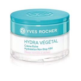 Yves Rocher HYDRA VÉGÉTAL Protective Moisturising Cream SPF 20 Protective Day Cream 1 x Glass Jar 50 ml