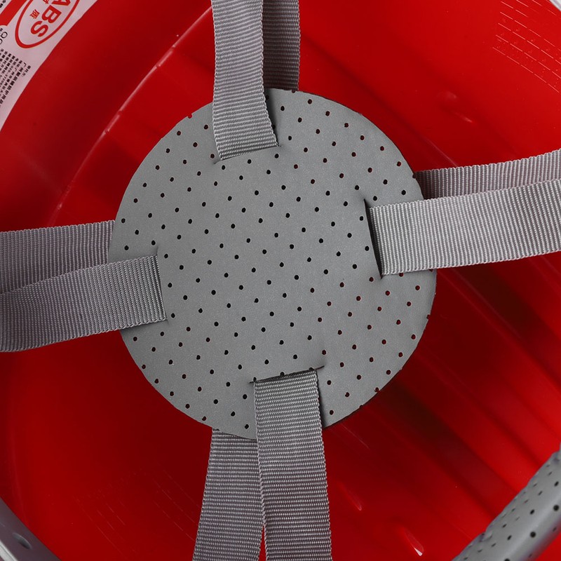 Construction Site Protective Cap Ventilate ABS Hard Hat Reflective Stripe