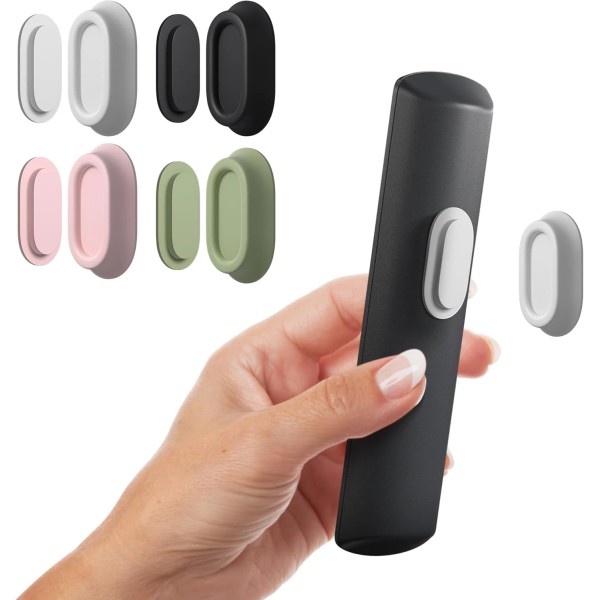 PopSockets Nearockle 4-Pack Magnetic Remote Holder, Silicone, Strong Adhesive, Multi-Color