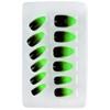WIDMANN ? Set 12 Nail Stiletto Blended Neon Womens, Green,