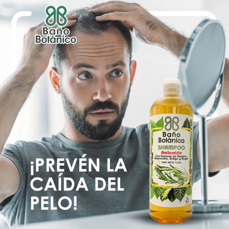 Shampoo Bao Botanico Extracto De Romero (anticaida) 1 Lt