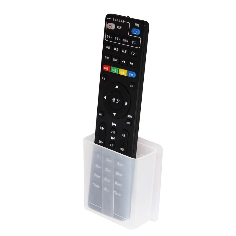 [2 Pack] Universal Remote Control Holder 7x6x3cm, Wall Mount Media