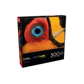 Buffalo Games - NatGeo/Joel Sartore - Ariel Toucan - 500 Piece Jigsaw Puzzle for Adults - Challenging Puzzle Perfect for Game Nights - Finished Puzzle Size is 21.25 x 15.00