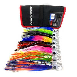 Capt Jay Fishing Capt Jay Fishing trolling Lure (9 inch) 8pcs Package Fishing trolling Lure Offshore for Marlin Tuna Mahi Wahoo. (8 Mixed Colors, 8 Pcs)