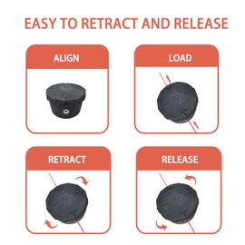 String Trimmer Head Replacement for Milwaukee M18 String Trimmers, 49-16-2714 for Milwaukee Rrepl Easyld Trimmer Head, 49-16-2748 for Milwaukee Weed Eater Head