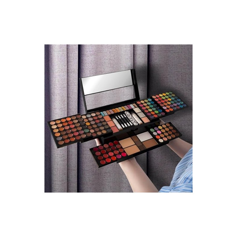 MISS ROSE Set de Maquillaje para Adolescentes, Kit Cosmético Completo