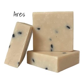 3 PACK MAGNANIMOUS ALL-NATURAL SOAP BARS "ARES" SCENT (CEDAR/TEA TREE) - THE BEST ALL-NATURAL SOAP BARS ON THE PLANET, ZEUS APPROVED!