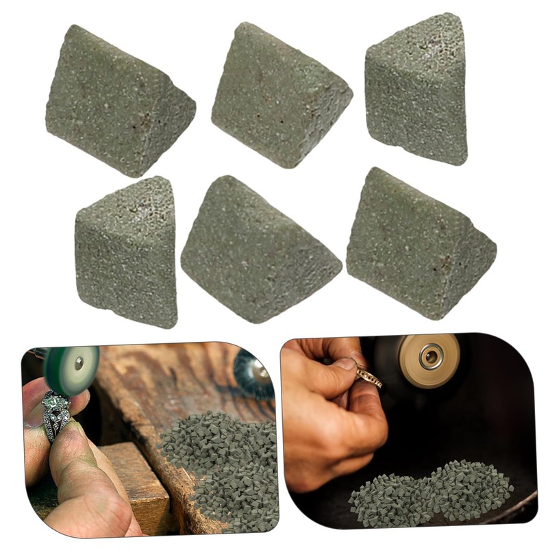 Mobestech 1bag Triangle Abrasive Polishing Media for Projects Buffing Grit