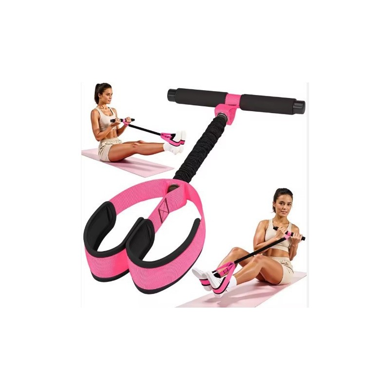 Multi-Functional Pedal Resistance Trainer – Elastic Rope Fitness Equipment for