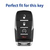 Key Fob Cover RAM 1500: 4 Buttons Silicone Key Case