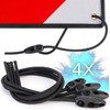 PLANGER Luggage Straps for Warning Sign Italy and Spain (4