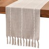 Wracra Cotton Linen Table Runner Farmhouse Style Coffee Table Runner