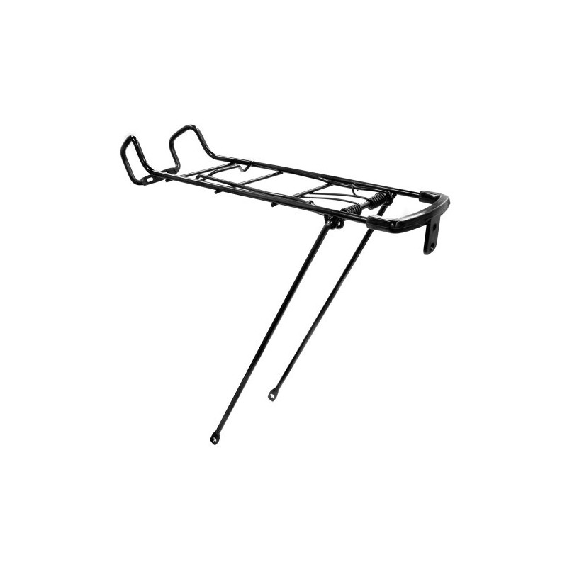 Oxford: Steel Spring Top Luggage Carrier Black - Black