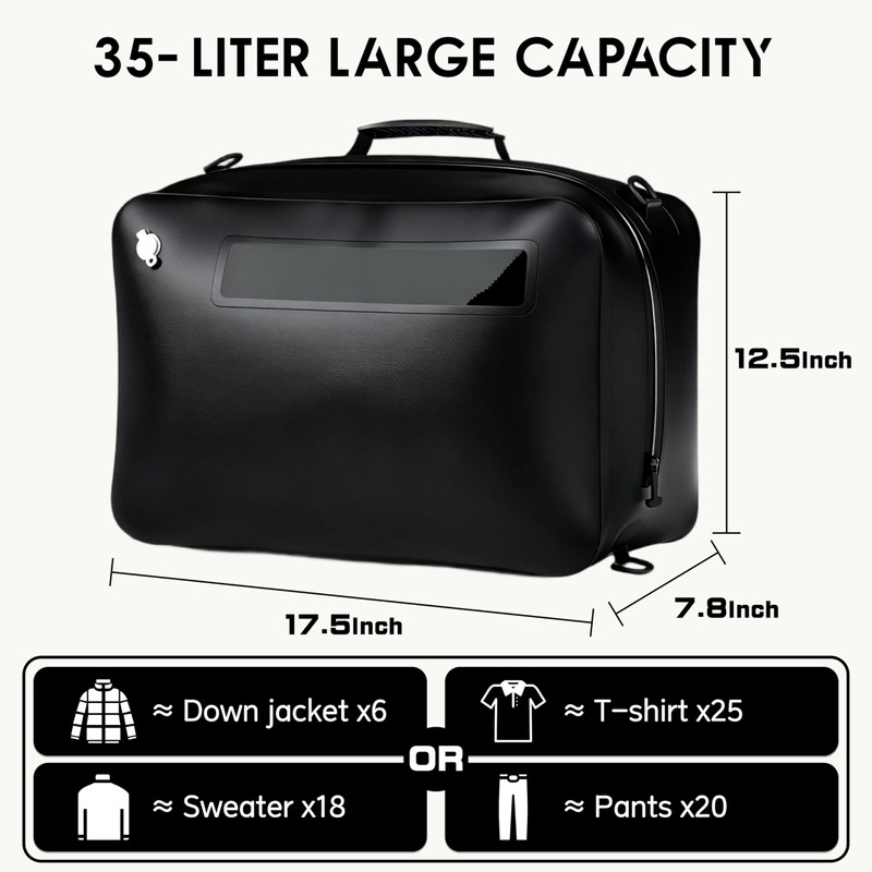 Vacuum Seal Bags for Clothing Travel, Electric Pump Included, Heavy-duty