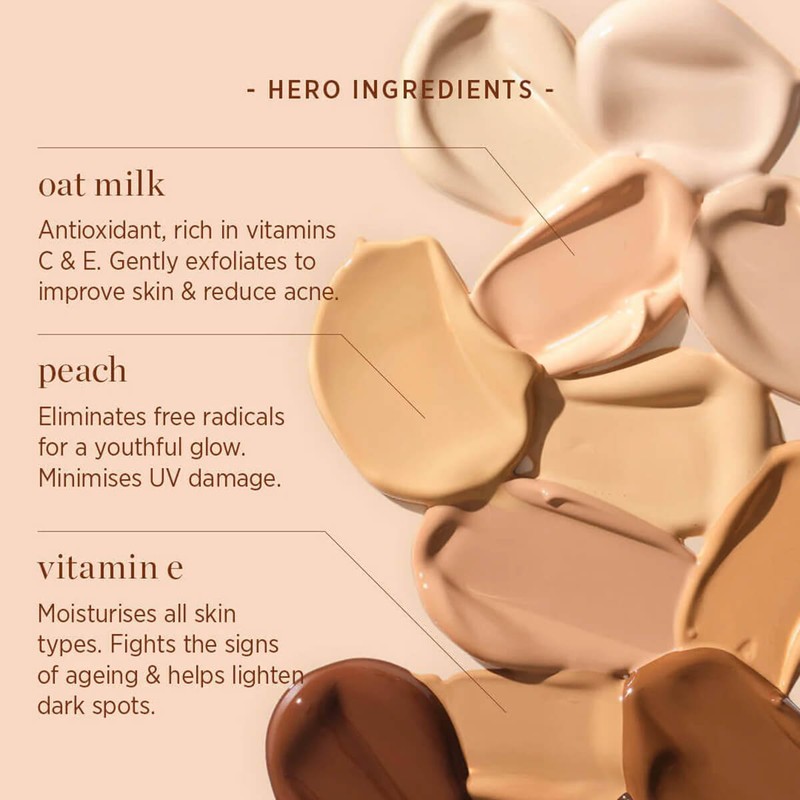 Ere Perez Oat Milk Foundation, Mocha 30ml