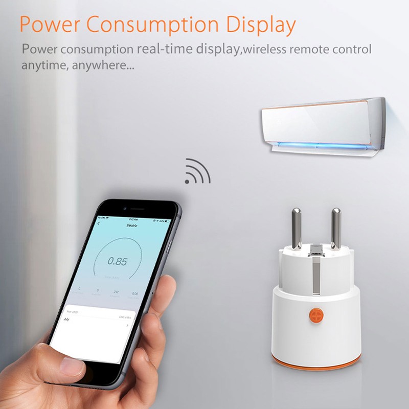 for ZigBee 3.0 Power Plug Voice Control Stable Connection 16A