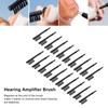 20Pcs Hearing Amplifier Cleaning Brush Multifunctional Effective Black Hearing Aid