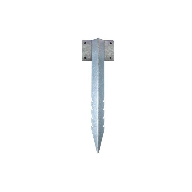 10-Pack Galvanized Steel Railway Sleeper Stakes 16.5" x 4.7" –