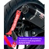 Flaconi 0.6 - 1.5 inch motorcycle exhaust silencer, exhaust plug,