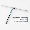 Quntis Escobilla de Silicona para Ducha con Escobilla Repuesto, 25CM