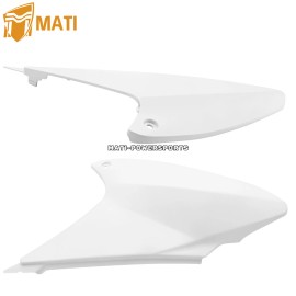 M MATI Left Right Side Cover Number Plate For Honda CRF150F 2003-2014 CRF230F 2003-2014