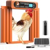 Automatic Chicken Coop Door Solar Powered, Extra Large Size, Anti-Pinch