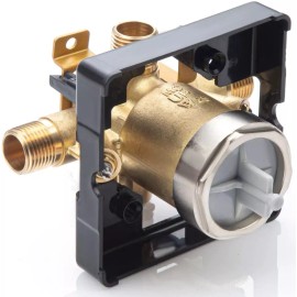 Wood Grip R10000 Shower Valve Body for Shower Faucet Trim Kits, Single or Dual Function - R10000-UNWSHF